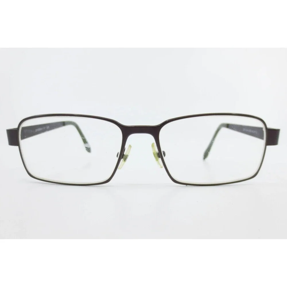 Prodesign Denmark 1239 c.5021 Eyeglasses Burgundy Green Chevron Rectangular